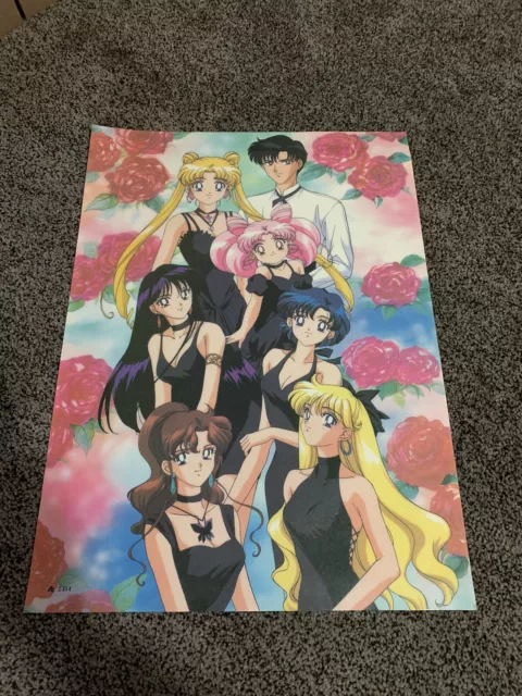 Sailor Moon poster vintage rare Japanese anime manga official 40x55cm