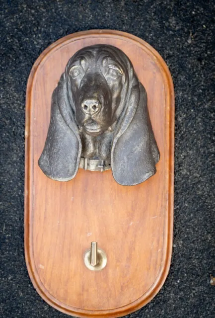 Vintage Bloodhound - Wall Mounted Coat Hook / Lead Hook