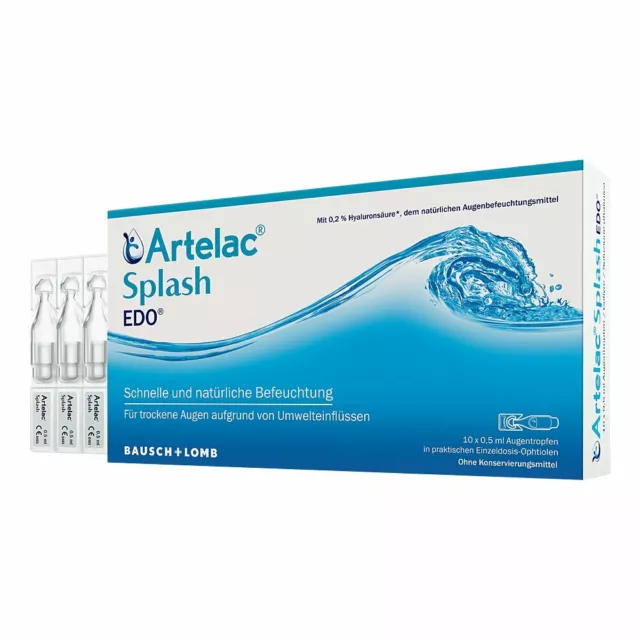 Artelac Splash EDO Augentropfen 10x0,5ml, ,PZN 07706996