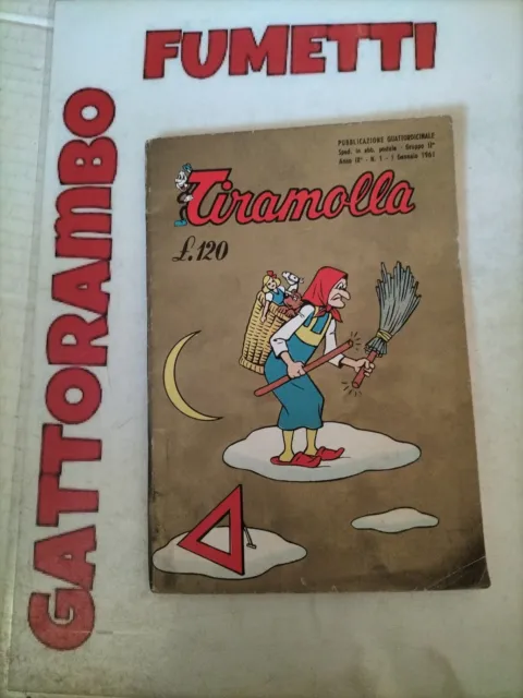 Tiramolla N.1 anno 1961- Ed. Alpe buono+