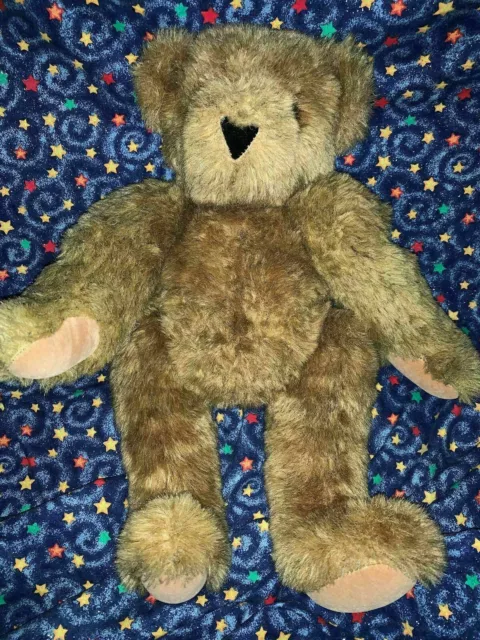 VERMONT TEDDY BEAR 15" Plush Stuffed Animal Toy