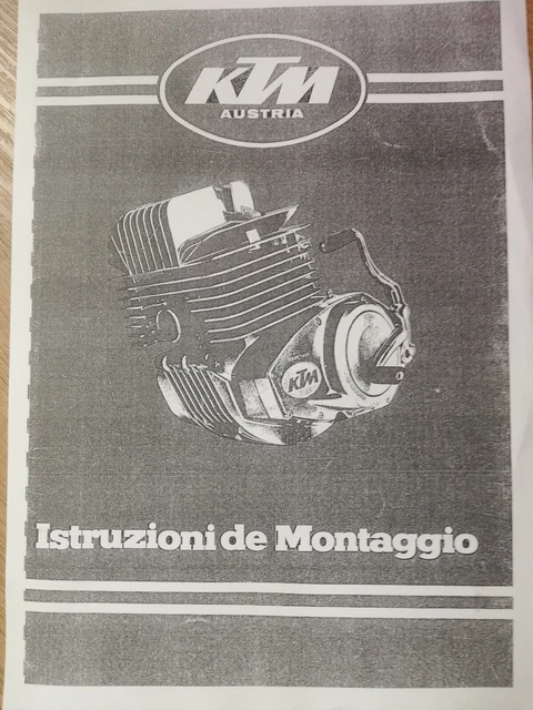 KTM 175/250/360 manuale officina motore