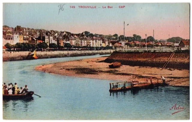 CPA 14 - TROUVILLE (Calvados) - 749. Le Bac - CAP (petite animation