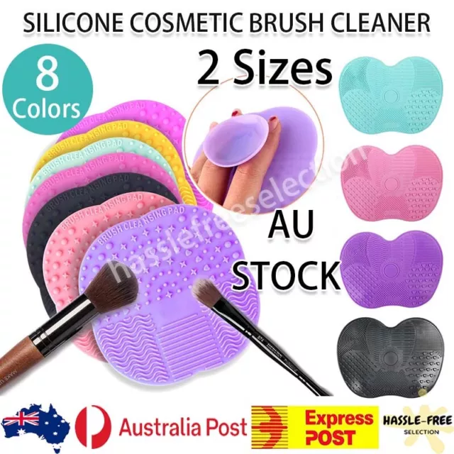 Makeup Brush Cleaner Washing Cosmetic Silicone Scrubber Board Cleaning Remover