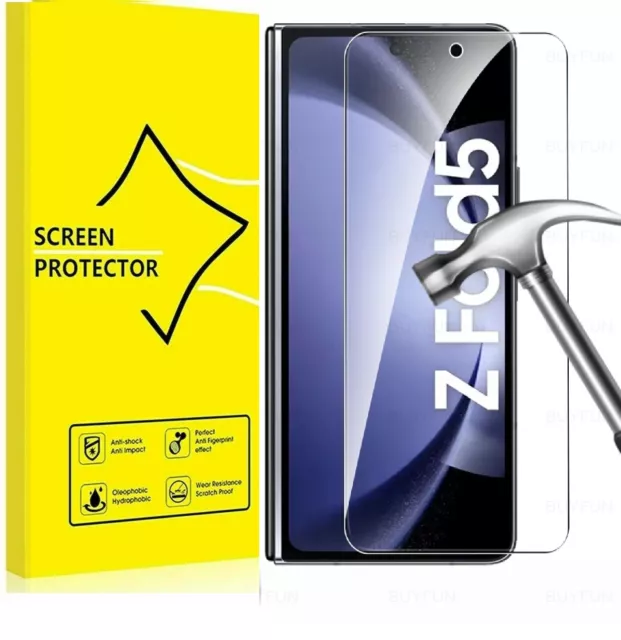 For Samsung Galaxy Z Fold 5, Z FOLD 4 Screen Protector Tempered Glass