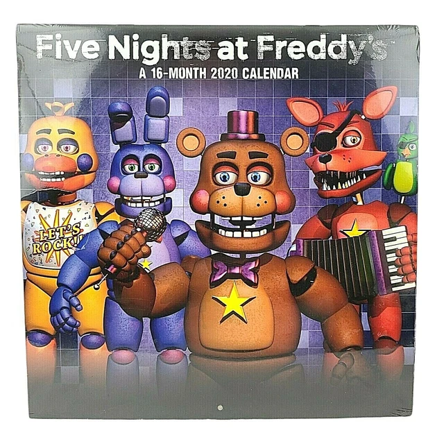 five-nights-at-freddy-s-16-month-calendar-2020-scott-cawthon-dateworks-new-7-37-picclick
