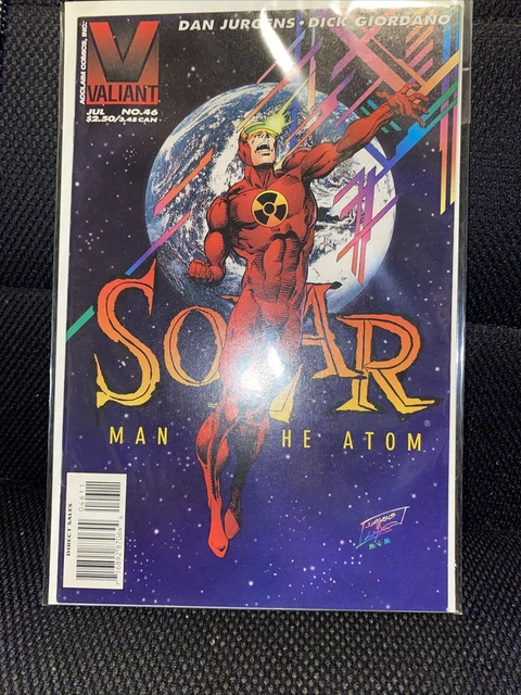 Solar Man of the Atom #'s 46 & 47 / Valiant Comics / 1995 / Rare Later Newsstand
