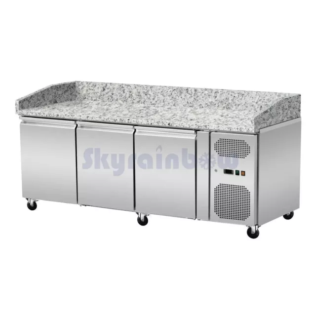 Banco Pizza Frigo Pizzeria Tavolo Refrigerato completo 3 porte 600x400