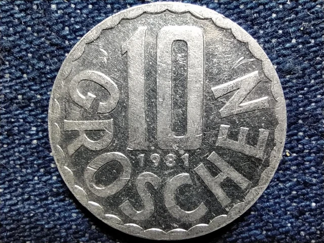 Austria 10 Groschen Coin 1981