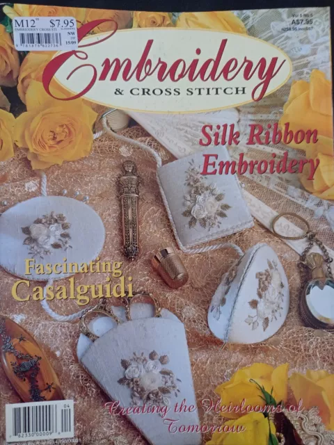 Embroidery & Cross Stitch Magazine Patterns Vol5 No.5 free Shipping