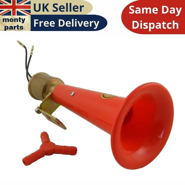 Clacson Ad Aria Per Camion 24V - 130dB, Con Solenoide, Per Veicoli Pesanti