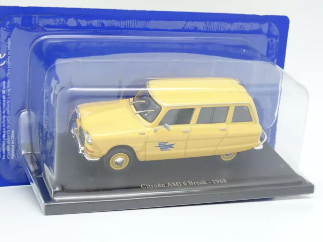 Universal Hobbies UH Presse La Poste 1/43 - Citroen Ami 6 Break 1968