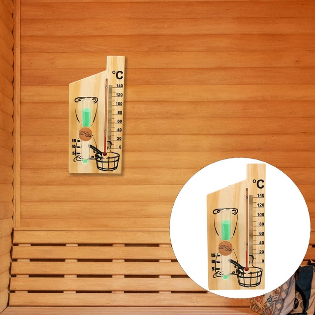 Temporizador de sauna reloj de arena temporizador de reloj de arena de 15 minutos reloj de arena sauna reloj de arena de madera