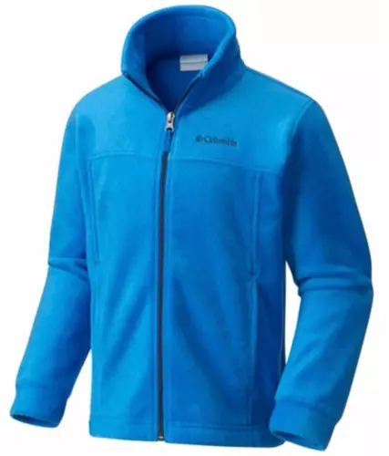 Columbia Boys' Steens MT Fleece Jacket Blue Sz L