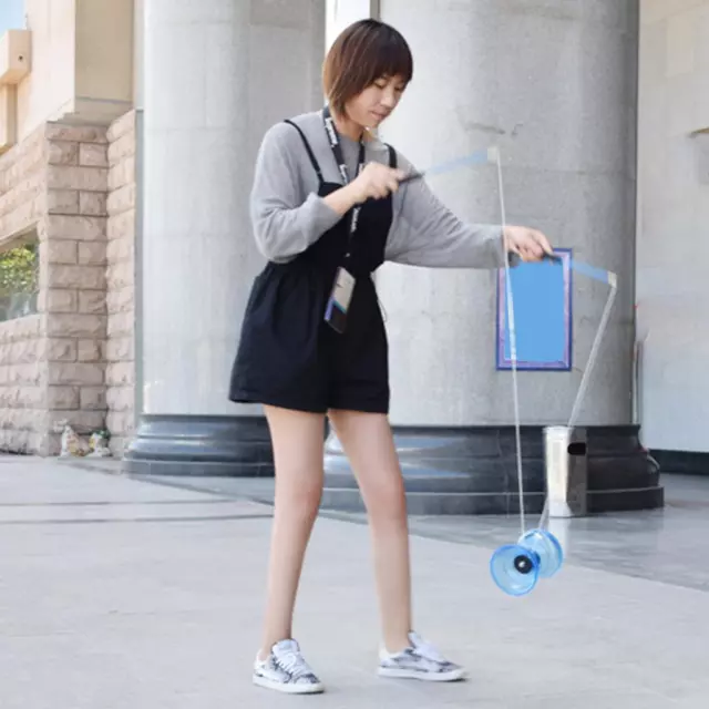 Diabolo Professionnel à 3 Roulements avec Baguettes à Main Jeu D'embrayage