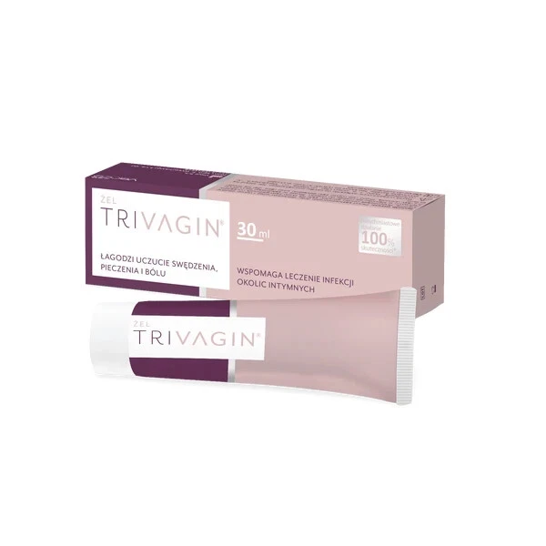 Gel Trivagina 30 ml ardor, picazón, enrojecimiento, secreción, hinchazón