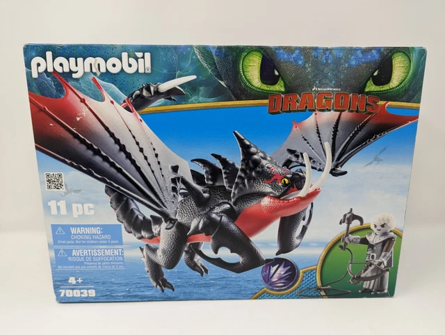 PLAYMOBIL 70039 DREAMWORKS Dragons Deathgripper with Grimmel - New EUR 32,69 - PicClick FR