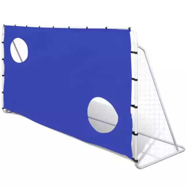 Fußballtor Torwand Torwandeinsatz Tor Netz Metallgestänge 240x150x92 cm vidaXL