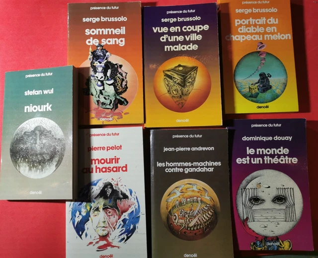 Lot De 11 Livres 'Présence Du Futur' - Éditions Denoël Grand Format - Bon état