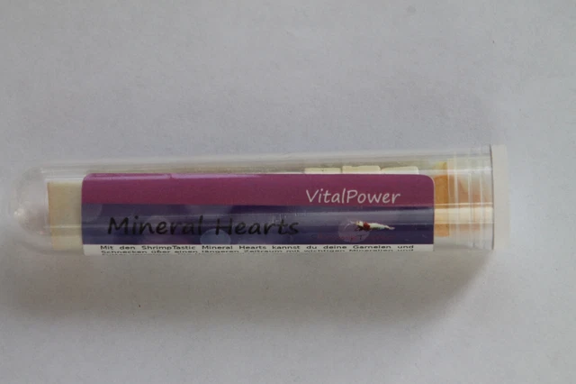 Mineral Hearts Vital Power, camarones, gallos, cangrejos, caracoles, 10 piezas