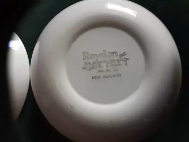 Crown Lynn Roydon Havest 2 Desert Bowls Circa 1960's 2