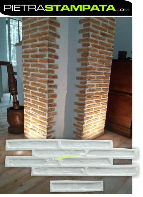 MOLDE HORMIGON IMPRESO Estampado Cemento Sintético Piedra Concrete Texture