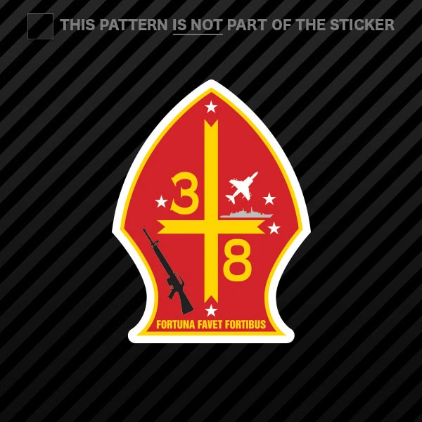 2nd Recon Battalion USMC Vinyl Sticker Decal – Marine Corps Pride, V2 Design