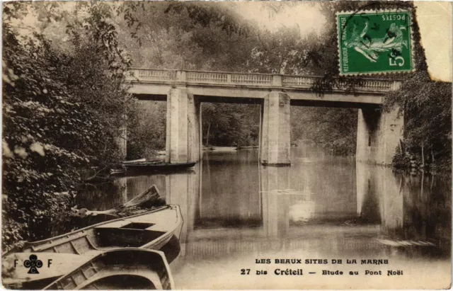 CPA AK Creteil Etude au Pont Noel FRANCE (1282346)