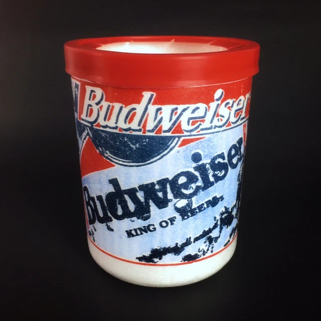 Styrofoam beer hot sale koozie