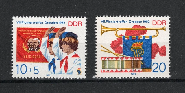 DDR "Pioniertreffen Dresden" Mi-Nr. 2724-2725 **