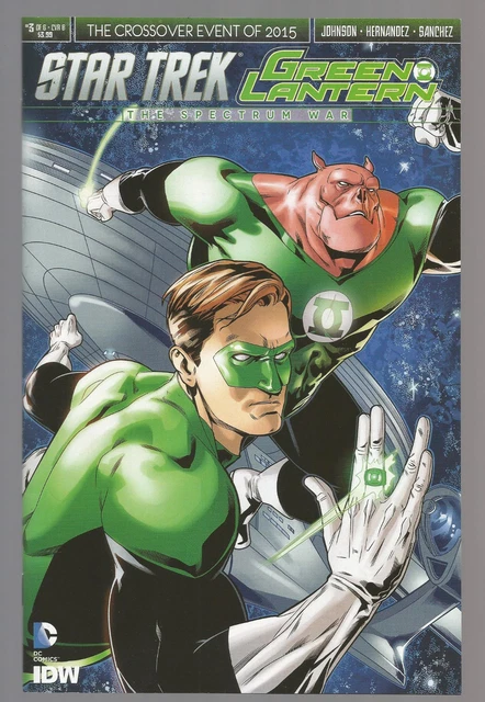 Star Trek / Green Lantern # 3 * Cover B * Dc Comics & Idw