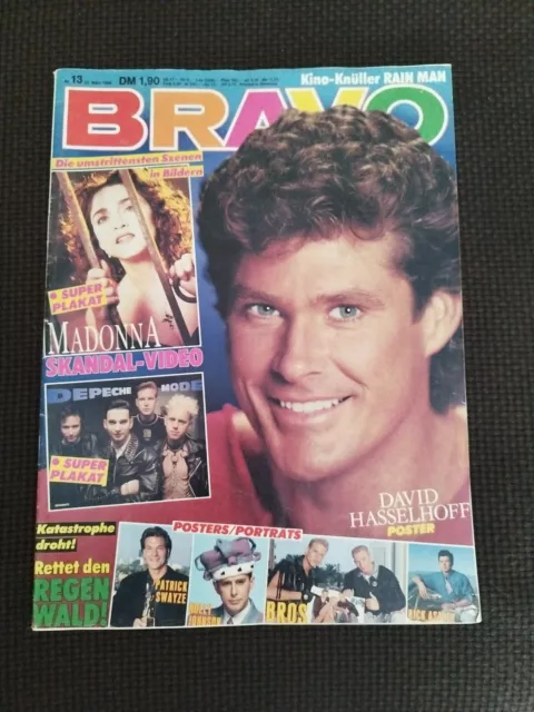 BRAVO 13 /1989: J. Fox, Madonna, Patrick Swayze, Jason Donovan, Bon Jovi, BROS