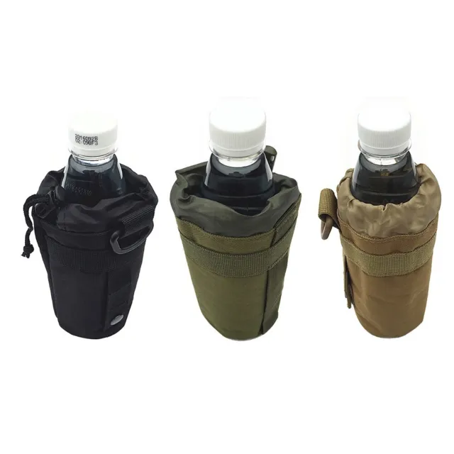 Wasserflasche Tasche Outdoor Wandern Halter Gürtel 600D Nylon Rucksack Zelten