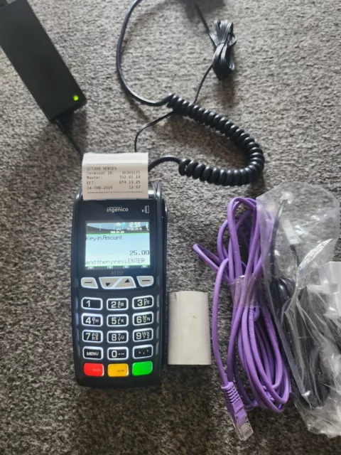 Ingenico iCT250 Credit Card Machine Terminal with Magic Box Cable