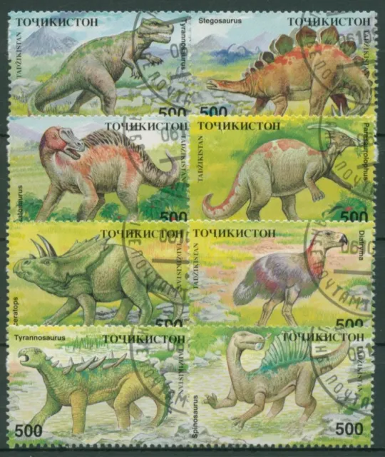 Tayikistán 1994 animales prehistóricos dinosaurios estampados 50/57