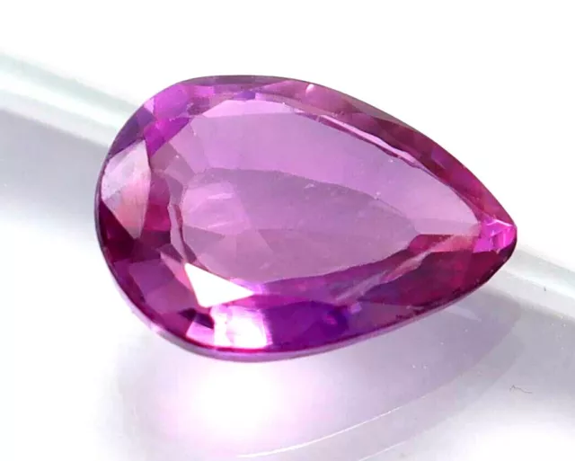 2.75 CT Naturel Certifié Rose Kunzite Poire Forme Superbes Desseré Gemme