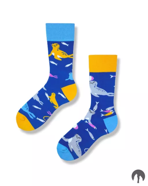 Happy Seal Socks Gift Mens Woman Unisex UK Seller SIZE 6.5-8 UK. -Free Postage