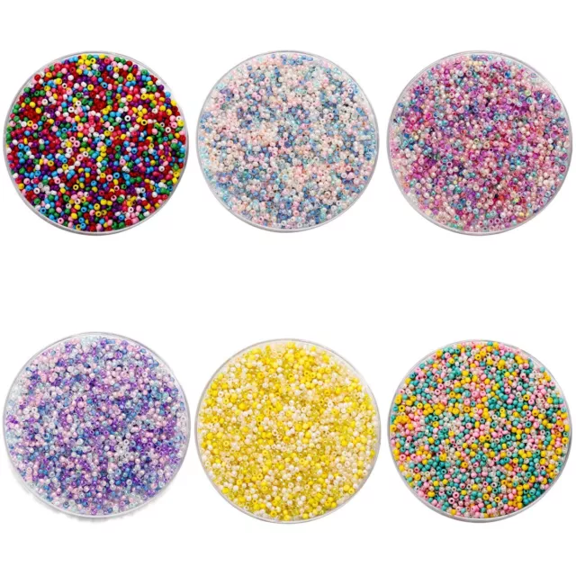 Glass Seed Beads Czech Charm Crystal Spacer Glass Beads Round Loose DIY Jewelry