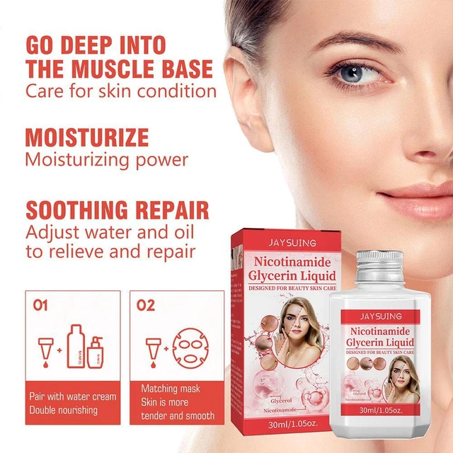 Siero idratante antirughe cura della pelle sbiancante viso nicotinamide H2Y4