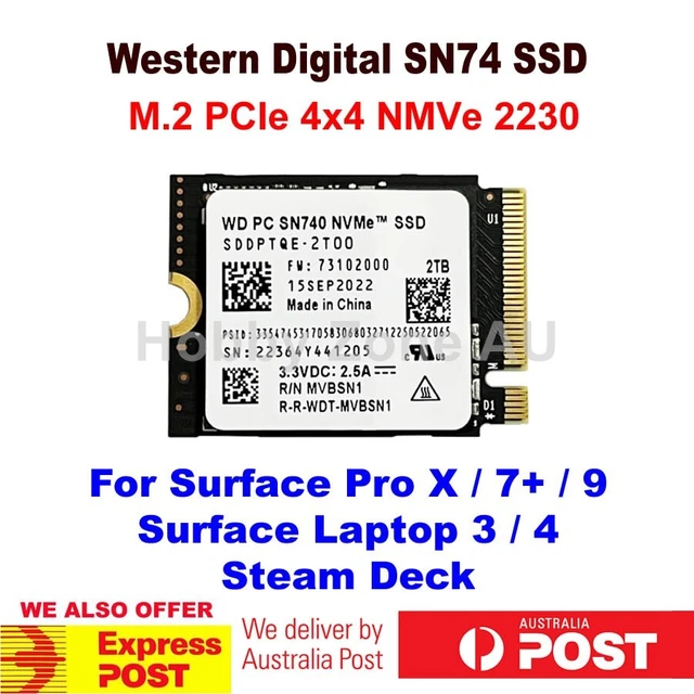 新品WD SN740 2230 SSD 1TB M.2 2242アダプタ（WD SN740 2230 M