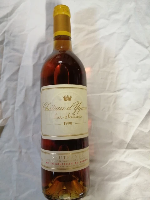Bouteille Château Yquem 1990 Lur Saluces 