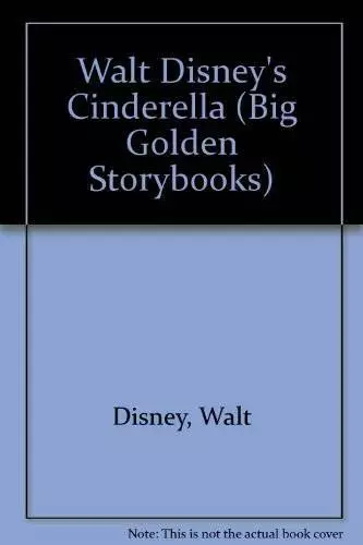 Walt Disneys Cinderella (Big Golden Storybooks) - Hardcover - ACCEPTABLE
