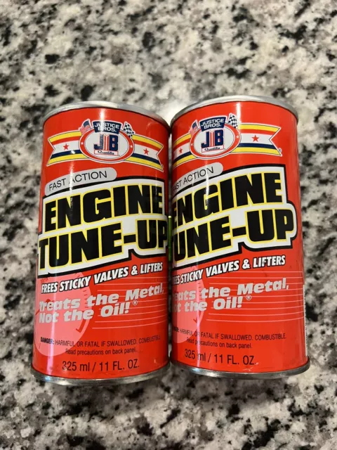 Justice Brothers tune up oil additive treats metal engine Oil Cleaner 1 CAN EACH