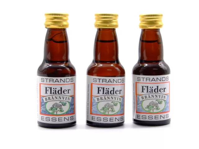 3 x Flader (Lila Negra) 25 ml - Esencia para Alcohol, Esencia de Vodka, Saborizante