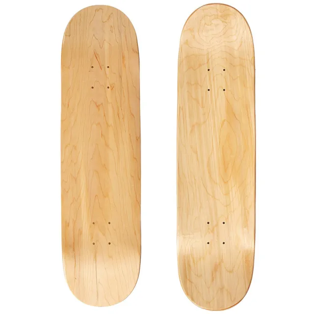 Hand-painted DIY Blank Double Warped Concave Skateboards Deck Skate Wood Deck