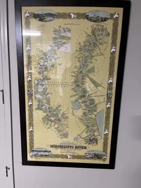 Professionally Framed Rare Map