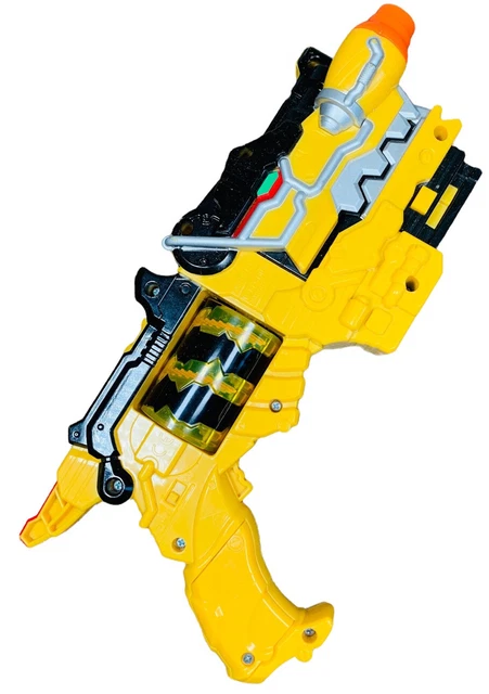 PISTOLET BLASTER POWER Rangers Dino Charge Morpher jaune jouet ?�lectronique de collection EUR 35 
