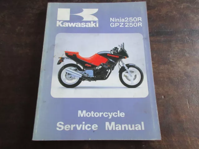 Kawasaki GPZ250R 250R Ninja EX250 1986 1987 Service manual Werkstatt-Handbuch