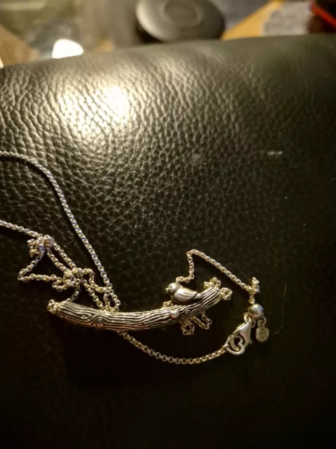 Pandora Bird On A Bench Necklace