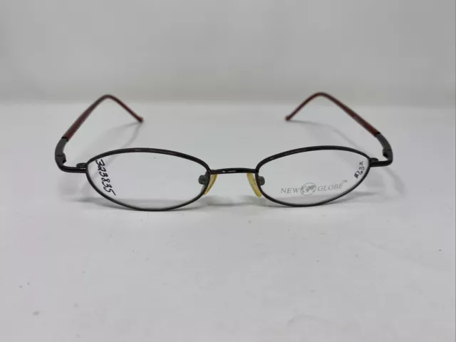 NEW GLOBE Eyeglasses Frame L5124 45-17-140 Brown Full Rim V948